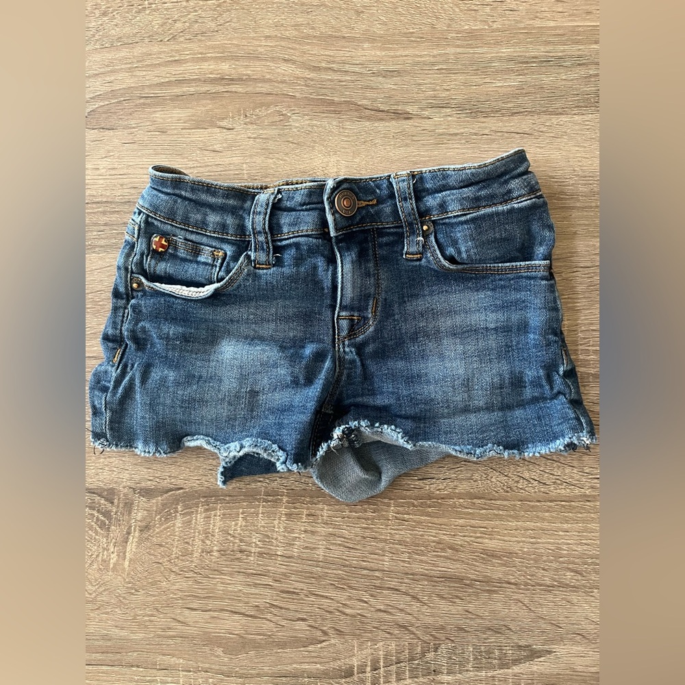 Hudson Jeans Kids Denim Blue Shorts